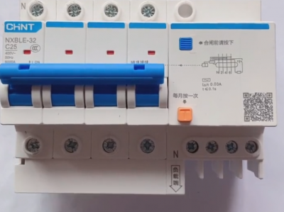 Chint NXBLE32-4PC25 residual current operated circuit breaker​